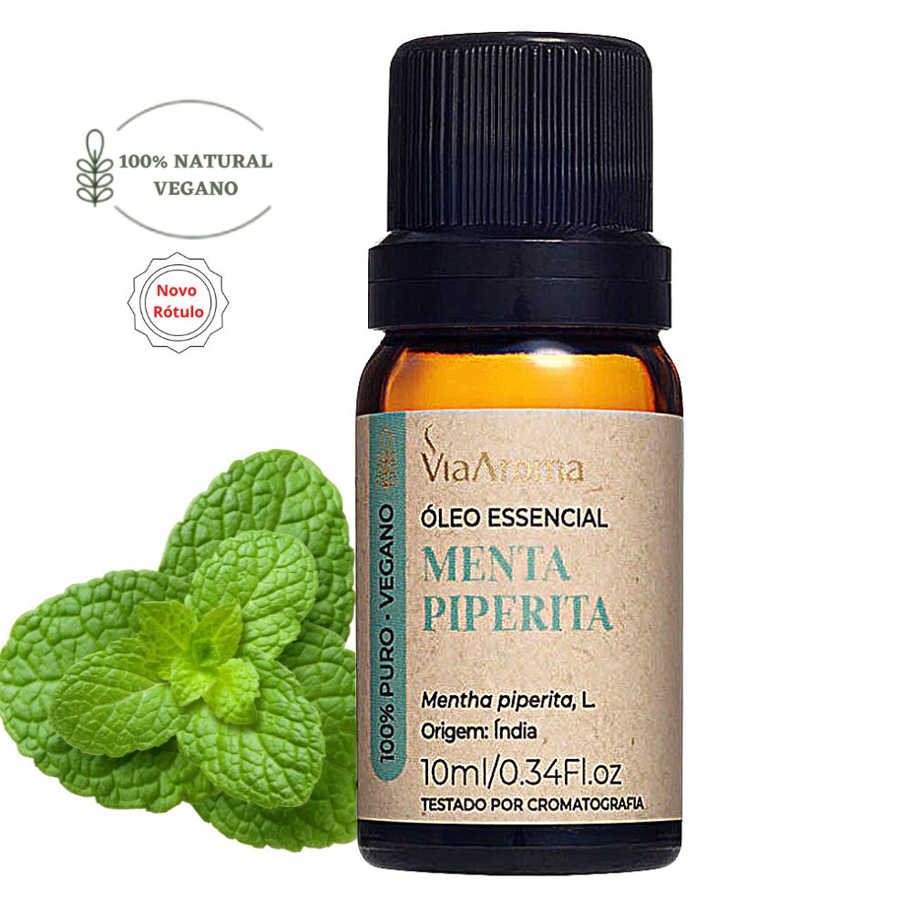 Óleo Essencial de Menta Piperita 10ml Via Aroma