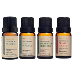 Óleo Essencial Alecrim + Menta + Eucaliptus Globulus + Cravo Folhas Via Aroma