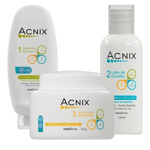 Kit Tratamento Anti-acne Acnix Natuflores