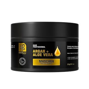 Máscara Revitalizadora Argan e Aloe Vera 300g Natuflores